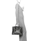Matte Niloticus Crocodile Birkin 35 Graphite