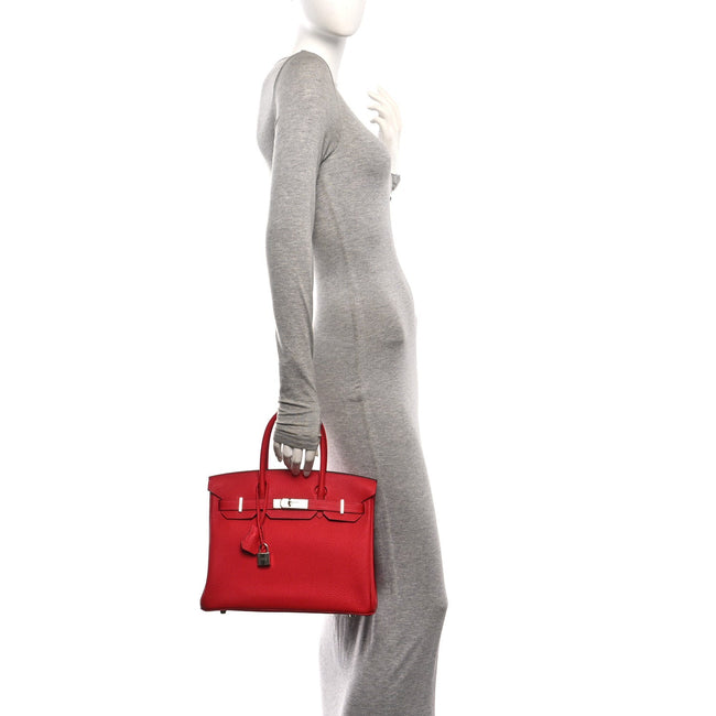 Togo Verso Birkin 30 Rouge Vif Rouge H Main Image
