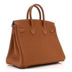 Togo Birkin 25 Gold