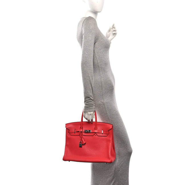 Taurillon Clemence Birkin 35 Bougainvillea Main Image