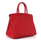 Togo Verso Birkin 30 Rouge Vif Rouge H