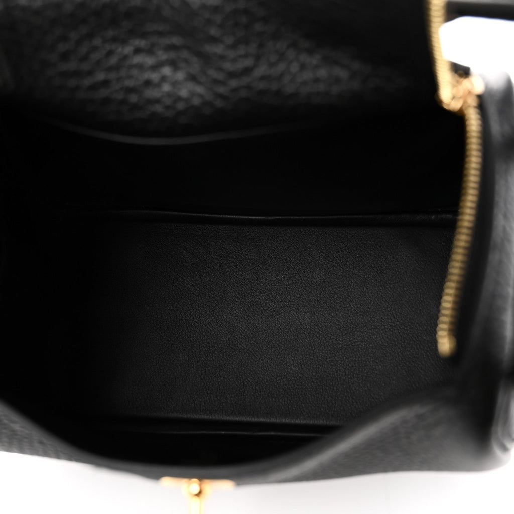 Taurillon Clemence Mini Lindy 20 Black