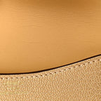 Metallic Chevre Chamkilight Constance Slim Wallet Dore
