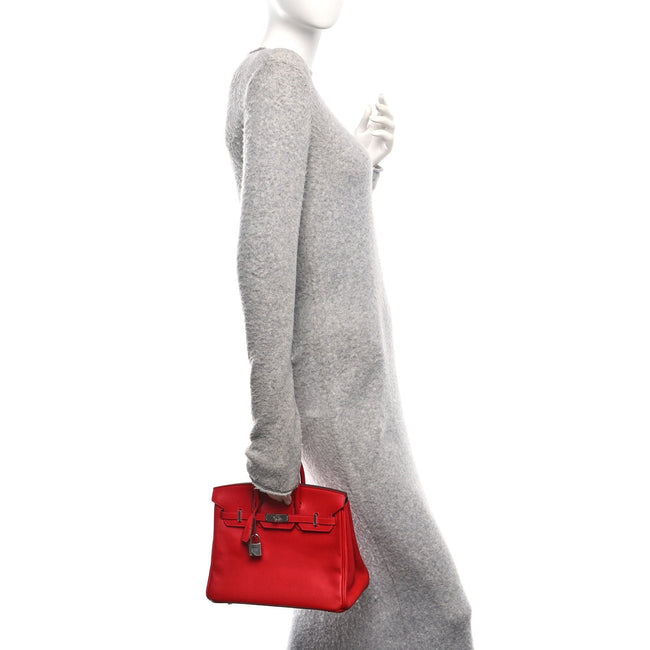Epsom BIRKIN 25 Rouge Casaque Main Image
