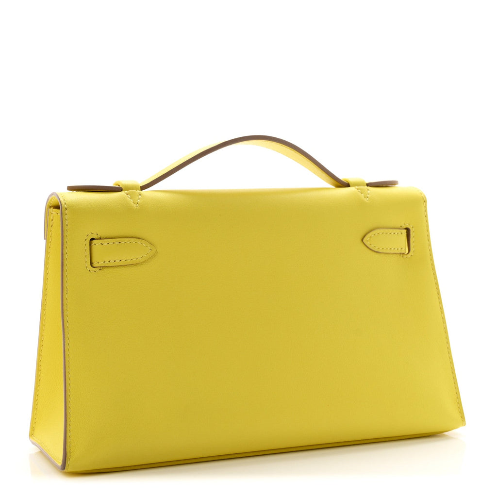 Swift Kelly Pochette Clutch Lime