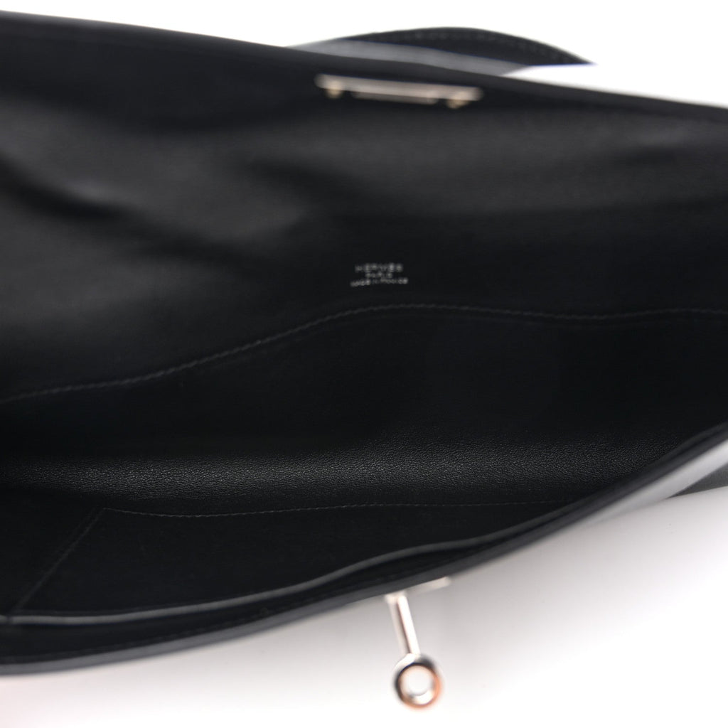 Swift Kelly Cut Clutch Pochette Black