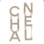 Crystal Cha-Nel Logo Drop Earrings Gold