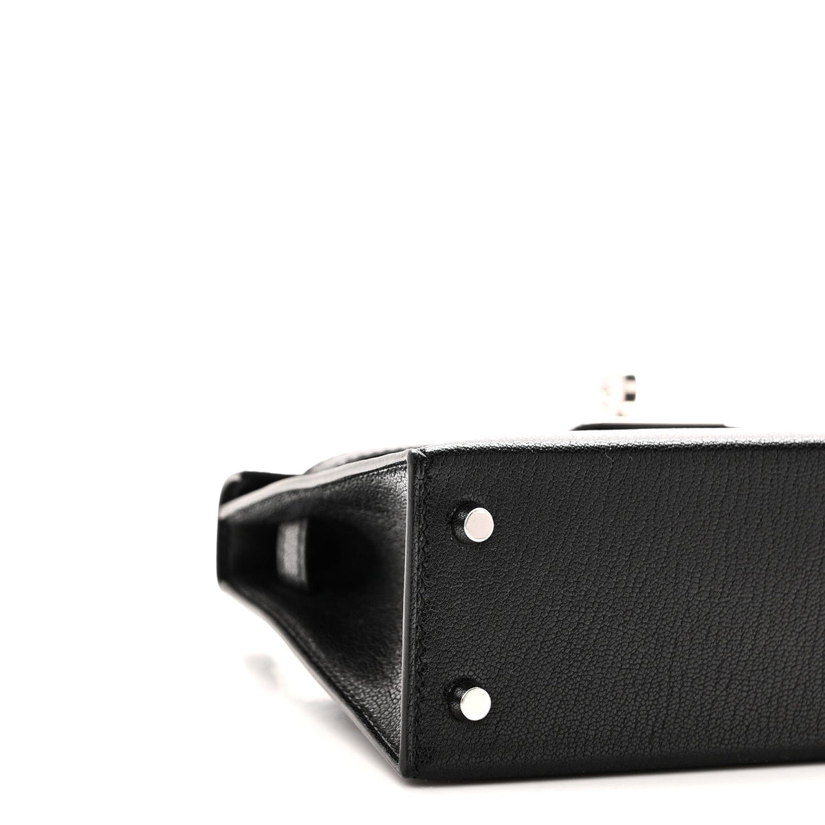 Chevre Chamkila Clou de Coeur Mini Kelly Sellier 20 Black