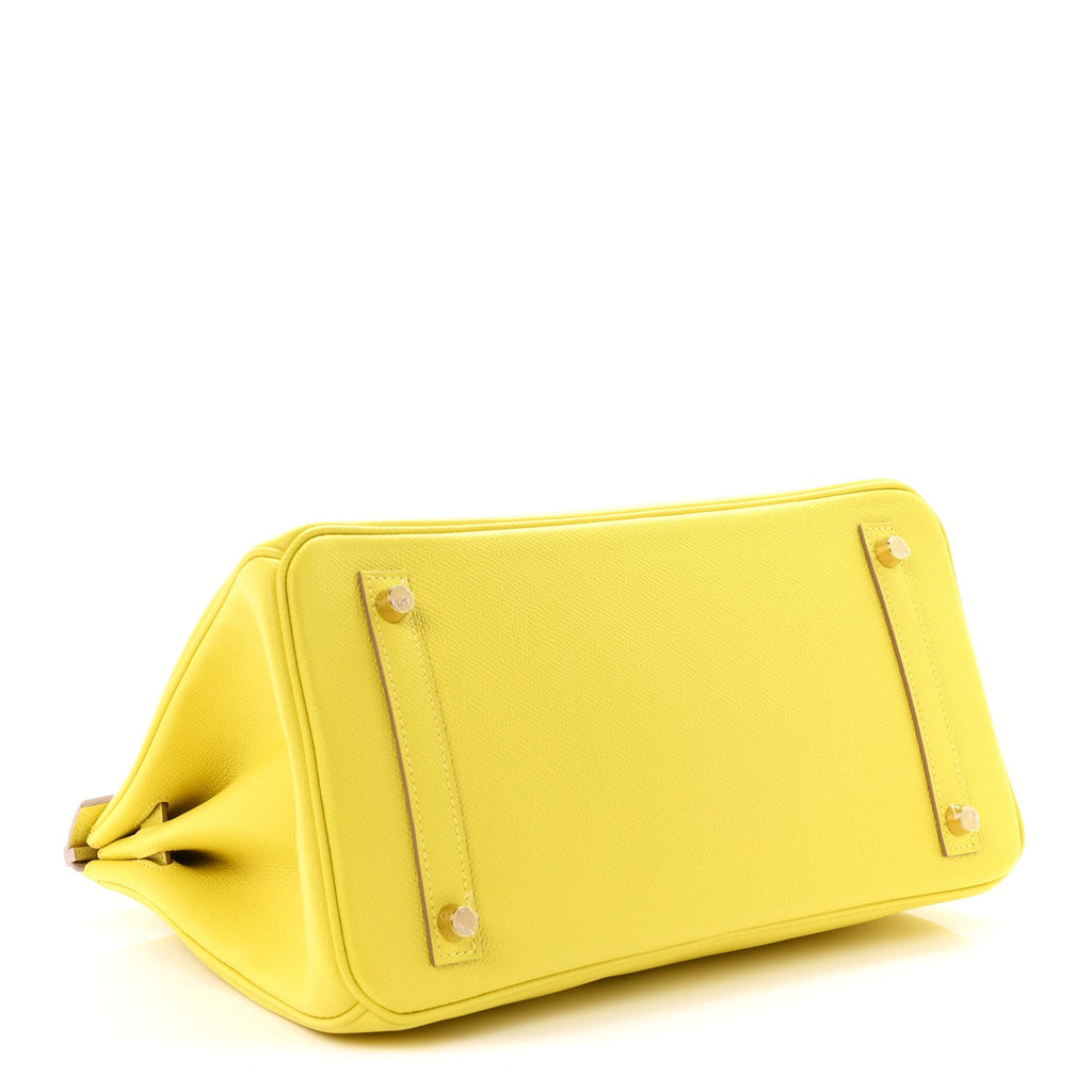 Epsom Birkin 30 Jaune Poussin