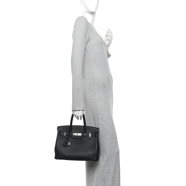 Togo Birkin 30 Black Main Image