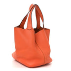 Taurillon Clemence Picotin Lock 22 MM Orange