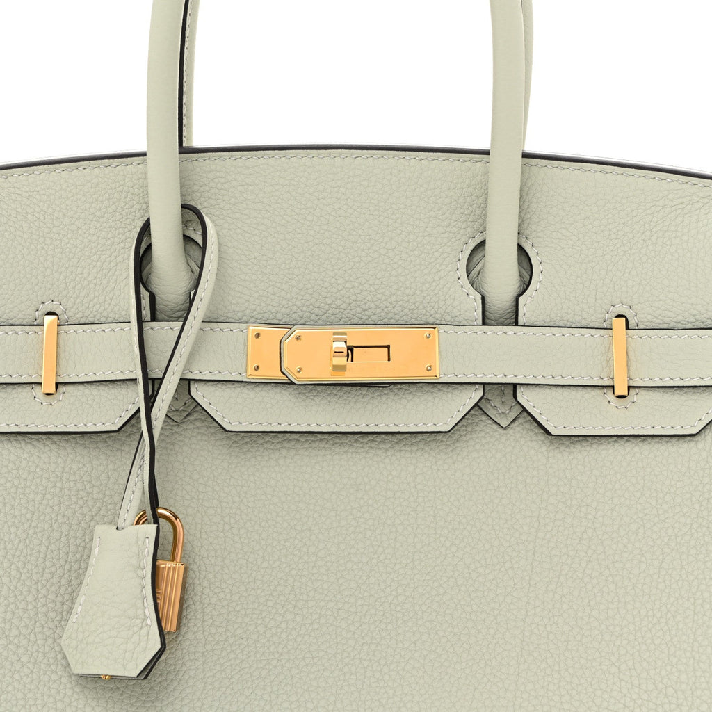 Togo Birkin 30 Gris Neve