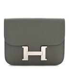 Evercolor Constance Slim Wallet Gris Meyer