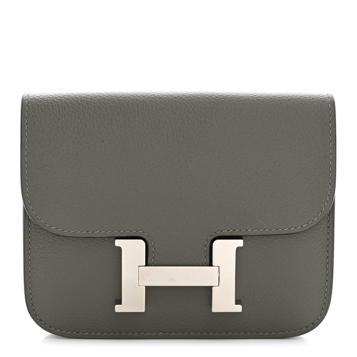 Evercolor Constance Slim Wallet Gris Meyer