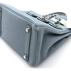 Togo Verso Birkin 25 Bleu Lin Chai
