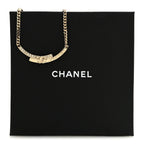 Crystal CC Choker Necklace Gold