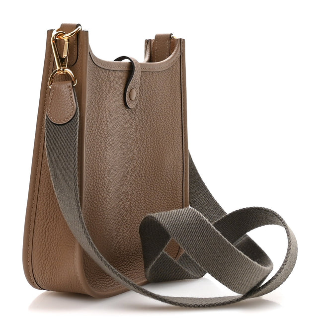 Taurillon Clemence Amazone Evelyne TPM Beige De Weimar Gris Etain Main Image