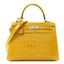 Shiny Alligator Kelly Sellier 25 Mimosa
