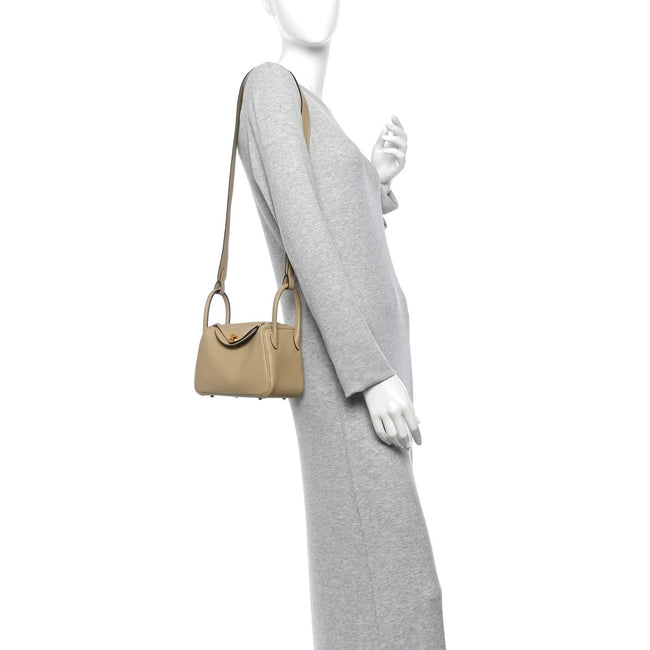Taurillon Clemence Verso Mini Lindy 20 Trench Gris Asphalte Main Image