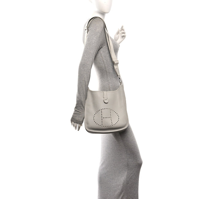 Taurillon Clemence Evelyne III PM Gris Perle Main Image