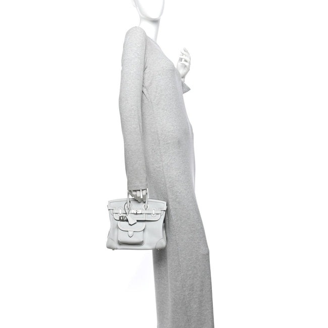 Toile Goeland Swift Cargo Birkin 25 Gris Platine Main Image