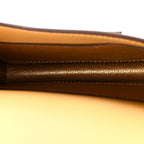 Metallic Chevre Chamkilight Constance Slim Wallet Dore