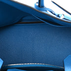 Togo BIRKIN 30 Bleu Zanzibar