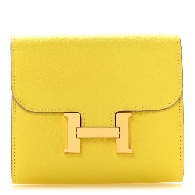 Evercolor Constance Compact Passant Wallet Lime Hover Image