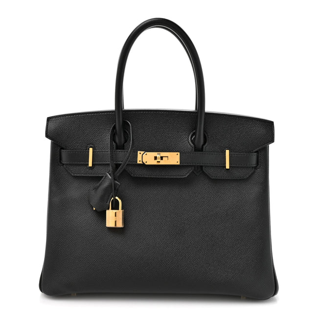Epsom Birkin 30 Black Hover Image