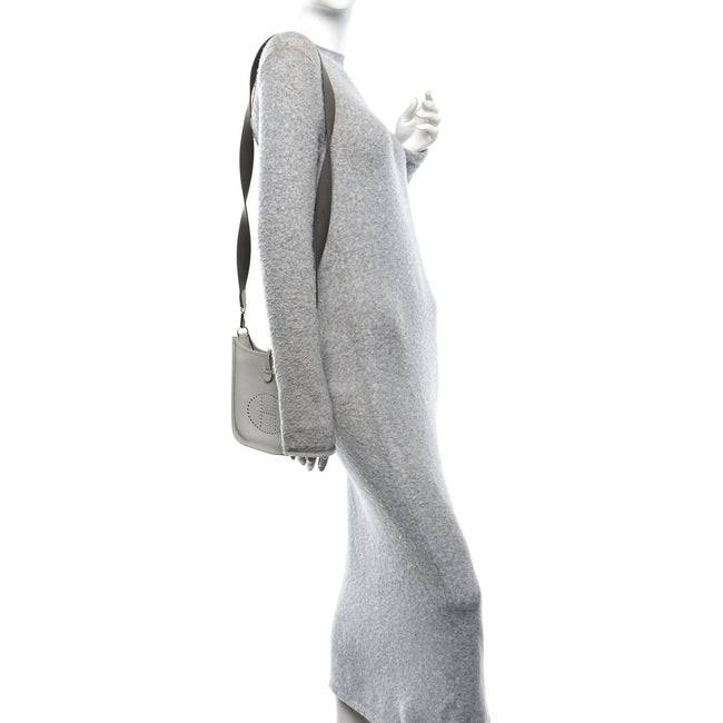 Taurillon Clemence Amazone Evelyne TPM Gris Perle Etain Main Image