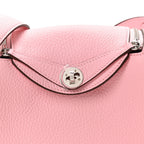 Taurillon Clemence Verso Mini Lindy 20 Rose Sakura Gris Perle