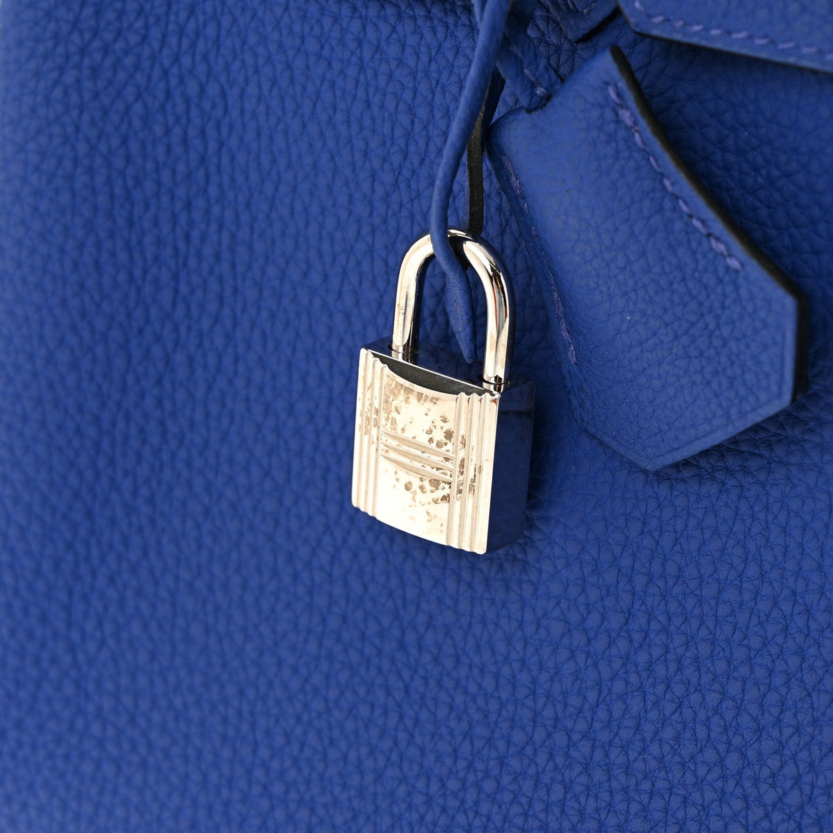 Togo Birkin 25 Bleu Electrique