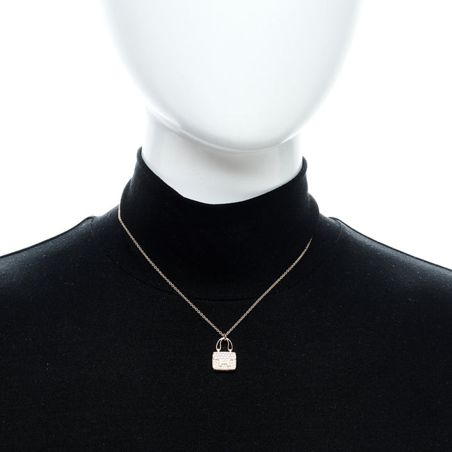 18K Rose Gold Diamond Constance Amulettes Pendant Necklace Main Image