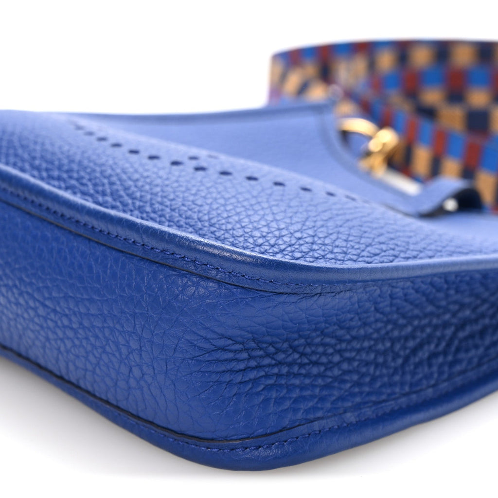 Taurillon Clemence Maxi Quadrille Evelyne TPM Royal Bleu Bleu Bill Biscuit Rouge H