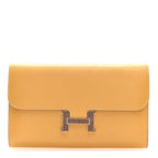 Tadelakt Lizard Constance Long Wallet Sable Cecil