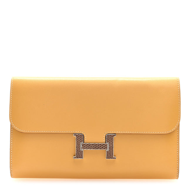 Tadelakt Lizard Constance Long Wallet Sable Cecil Hover Image