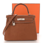Barenia Faubourg Kelly Retourne 28 Fauve