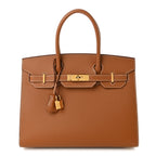 Epsom Birkin Sellier 30 Gold