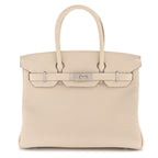 Taurillon Clemence Birkin 30 Craie