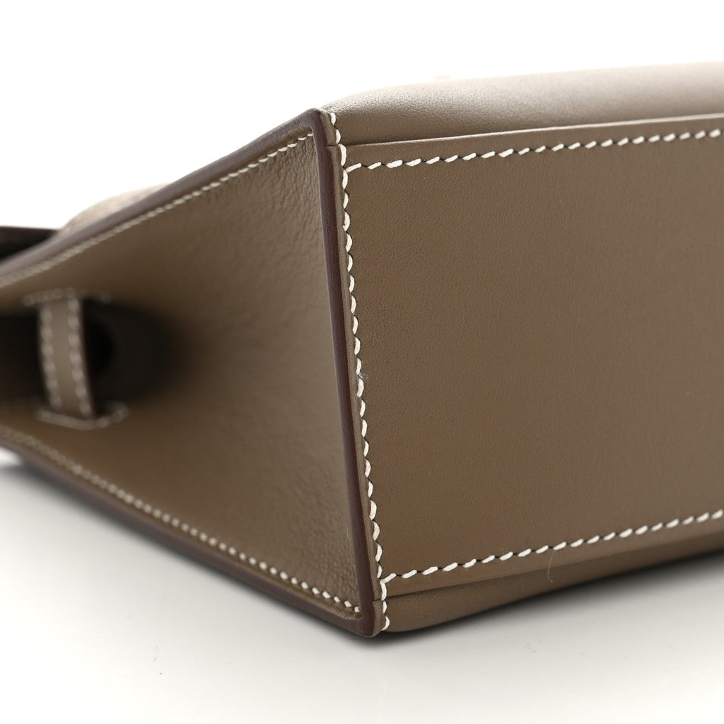 Swift Kelly Pochette Clutch Etoupe