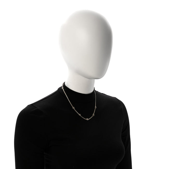 Metal CC Short Chain Necklace Gold Main Image
