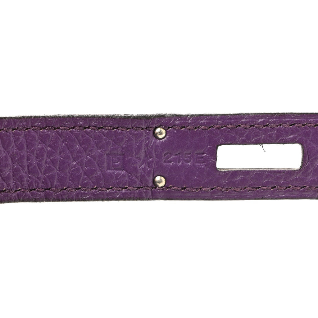 Taurillon Clemence Birkin 30 Ultraviolet