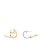 18K Yellow White Gold Diamond Coco Crush Earrings