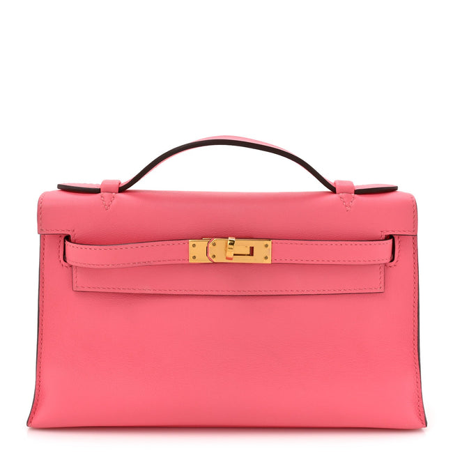 Swift Kelly Pochette Clutch Rose Azalee Hover Image