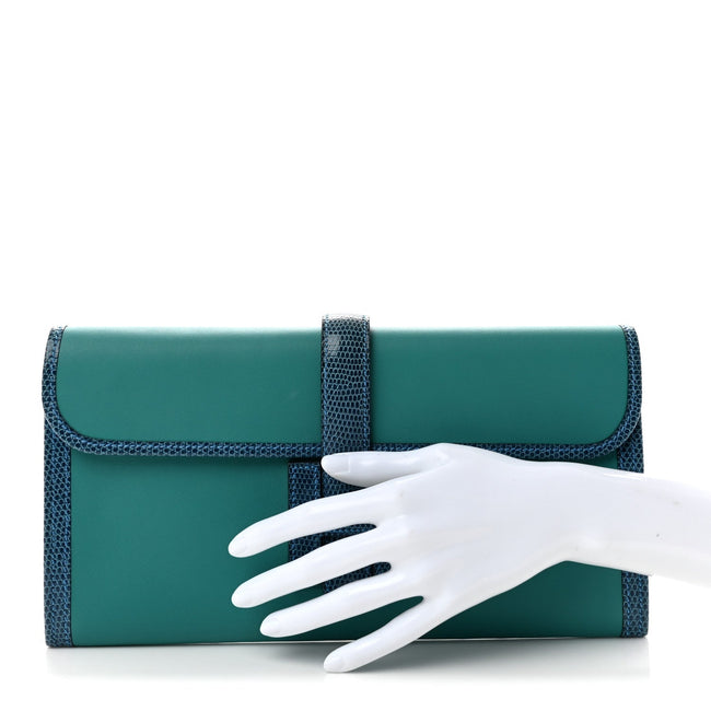 Swift Lizard Jige Elan Touch 29 Clutch Bleu Paon Mykonos Main Image