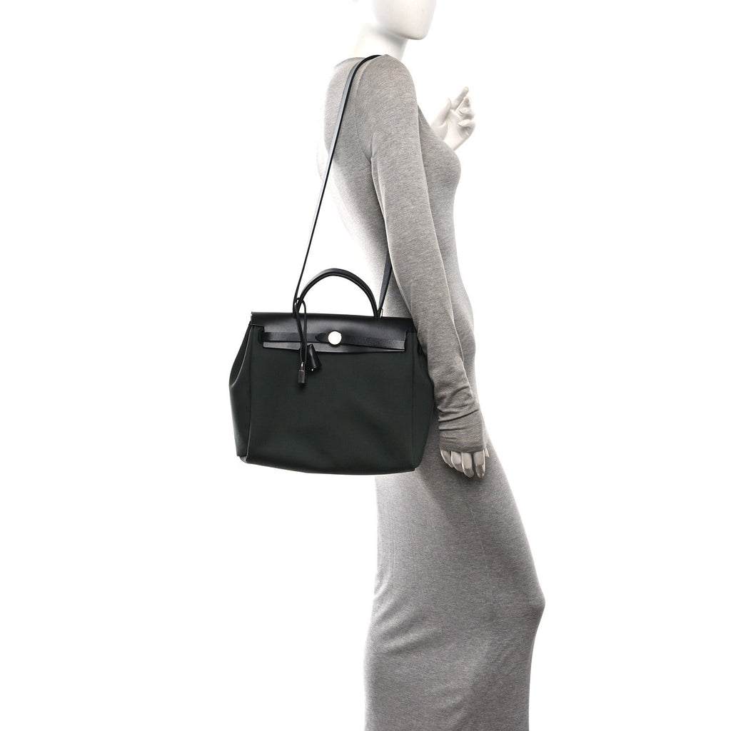 Military Toile Vache Hunter Herbag Zip Retourne 31 PM Kaki Black