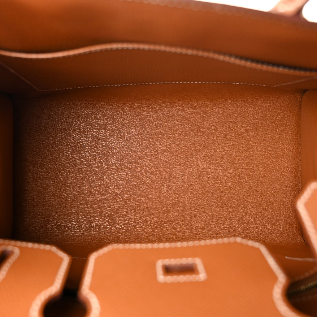 Epsom Birkin Sellier 30 Gold