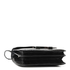 Shiny Alligator Constance 18 Black