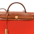 Vache Hunter Toile Herbag Zip Retourne 31 PM Orange Mecano Fauve