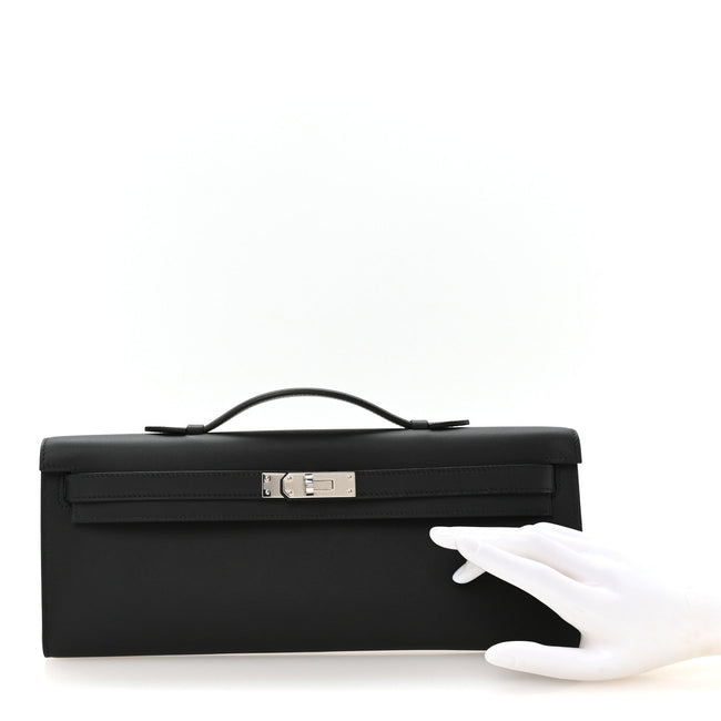 Swift Kelly Cut Clutch Pochette Black Main Image